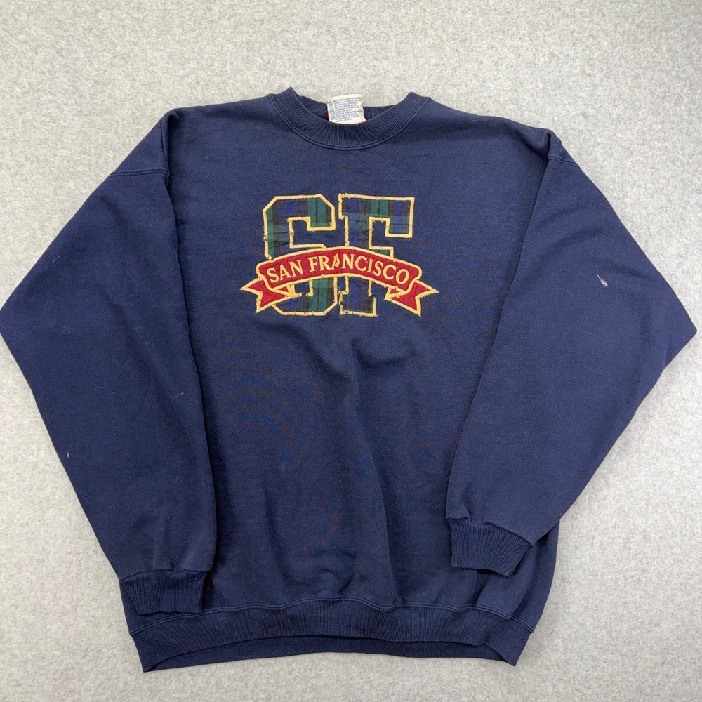 Vintage Hanes Heavyweight‎ San Francisco SF Crewneck Sweatshirt X-Large
